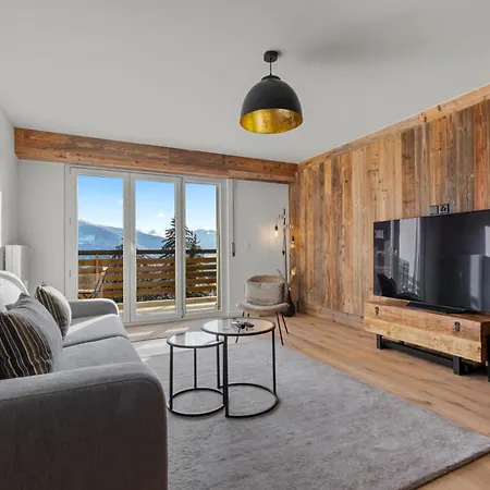 Fraîchement Rénové à Crans-montana, Vue Imprenable