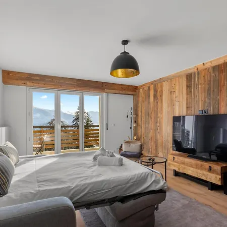 Fraichement Renove A Crans-montana, Vue Imprenable Lejlighed